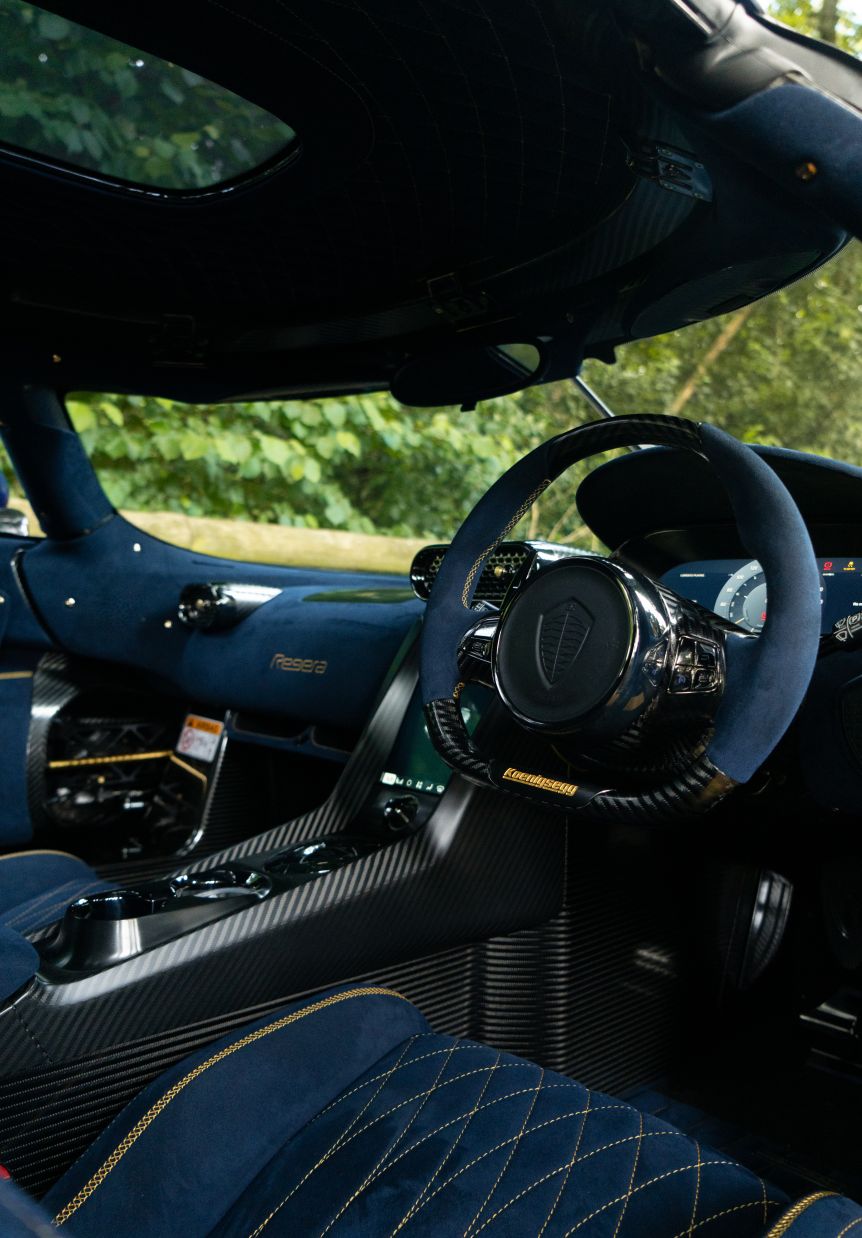 Interior shot of Regera