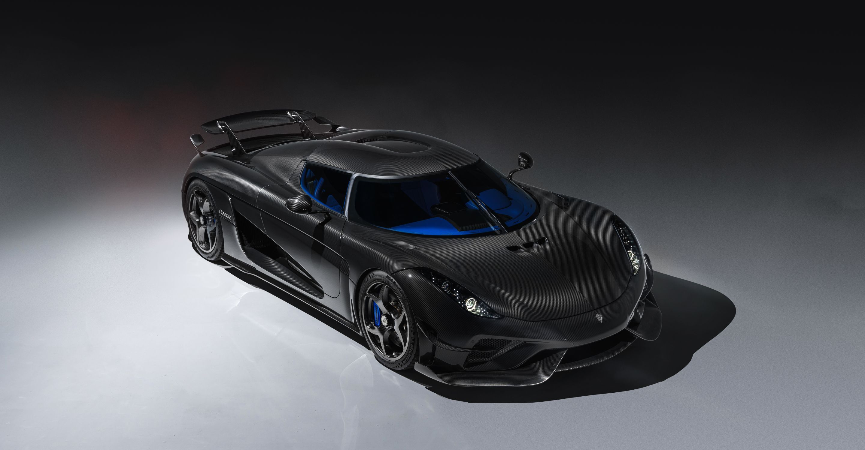 Top view angle shot of the Regera