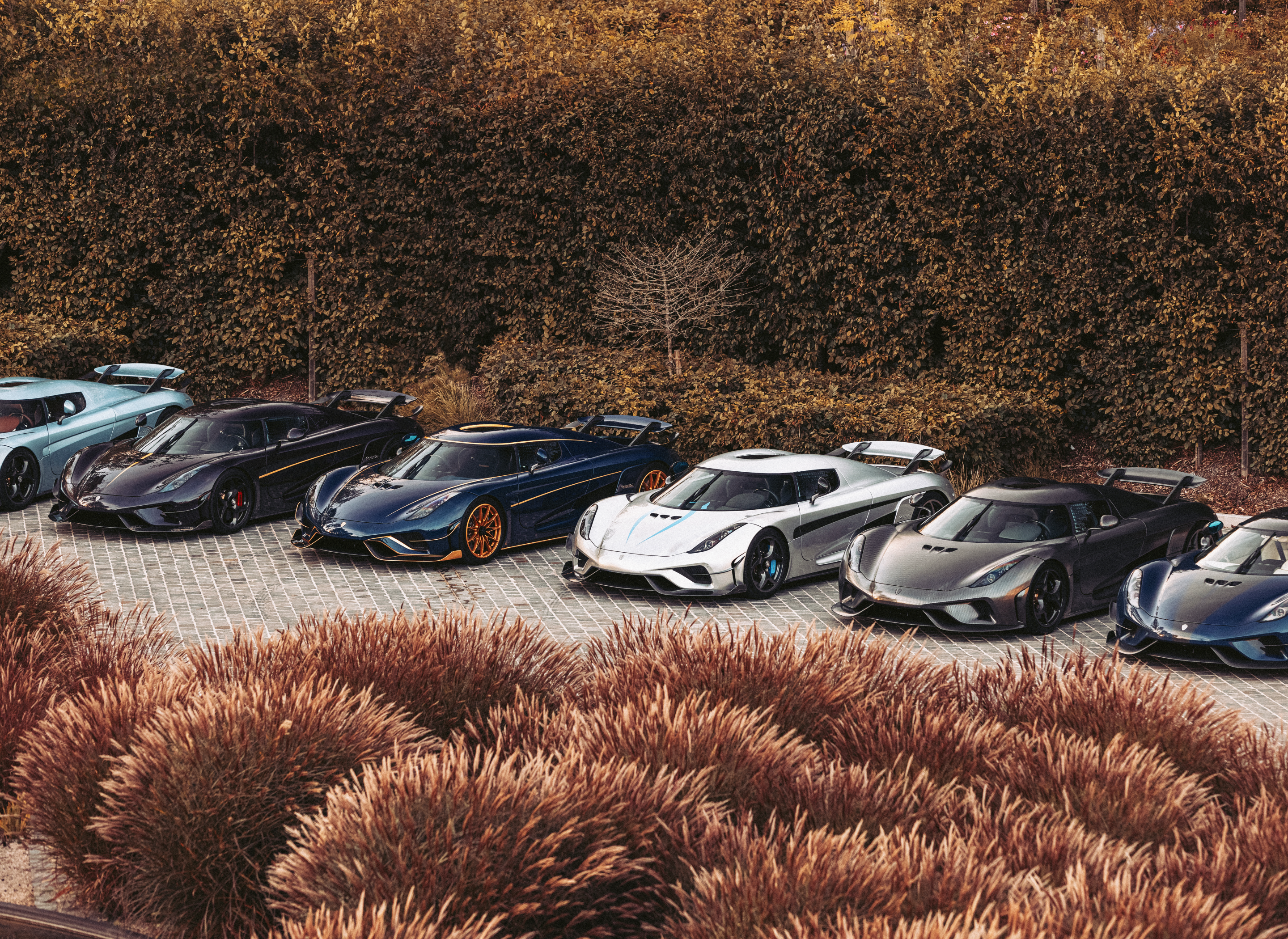 6 Regera parked
