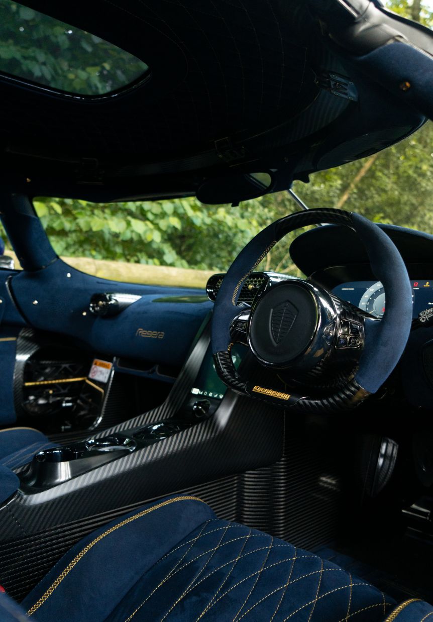 Interior shot of Regera