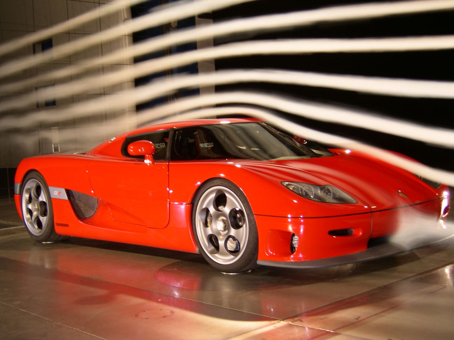 CCR in wind tunnel_front view