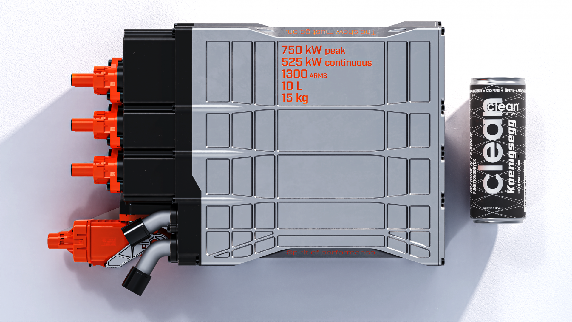 David top view with 330cc can drink for scale