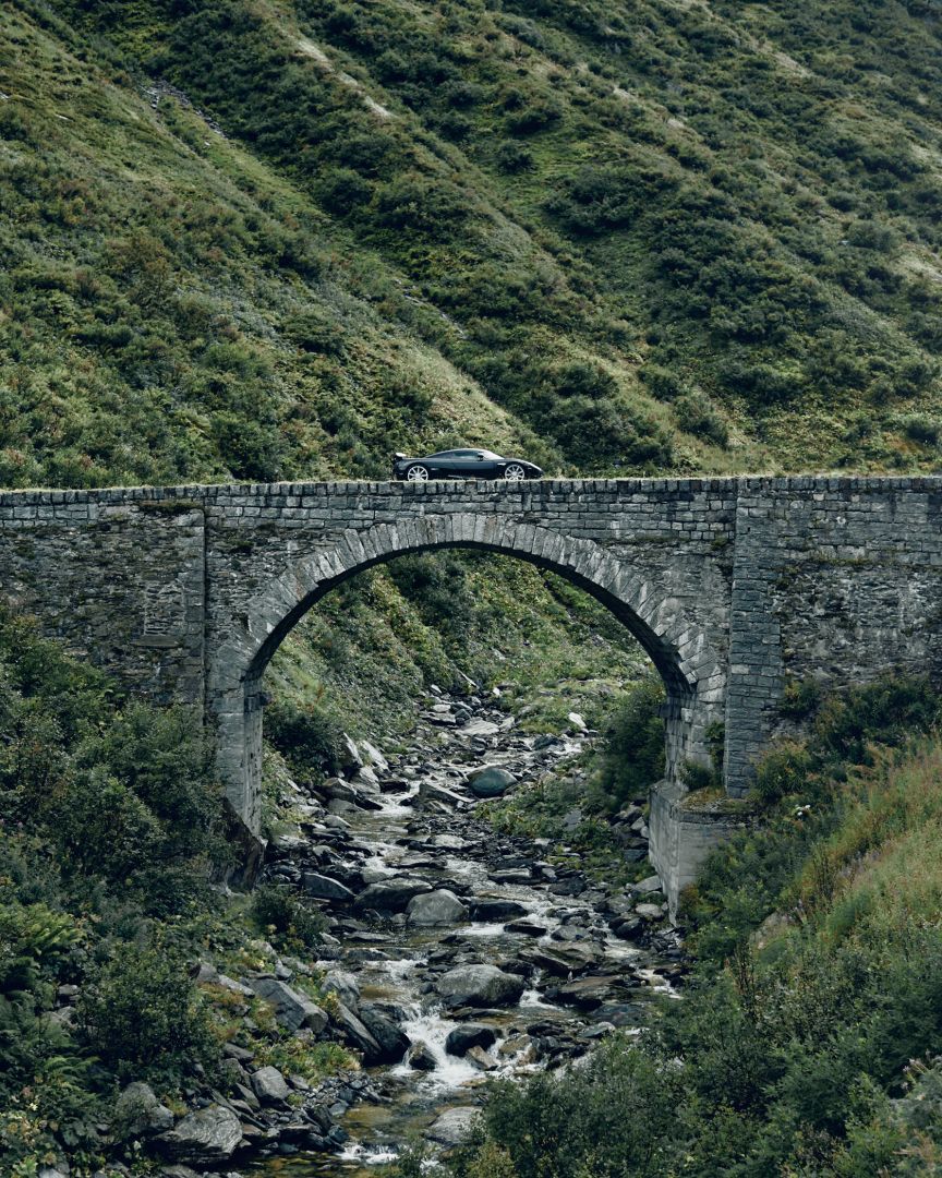 Ccxr special edition driving over bridge